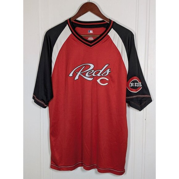 Cincinnati Reds Jersey Shirt Men’s Large Red Baseball MLB Brandon Phillips #4 - Picture 1 of 3